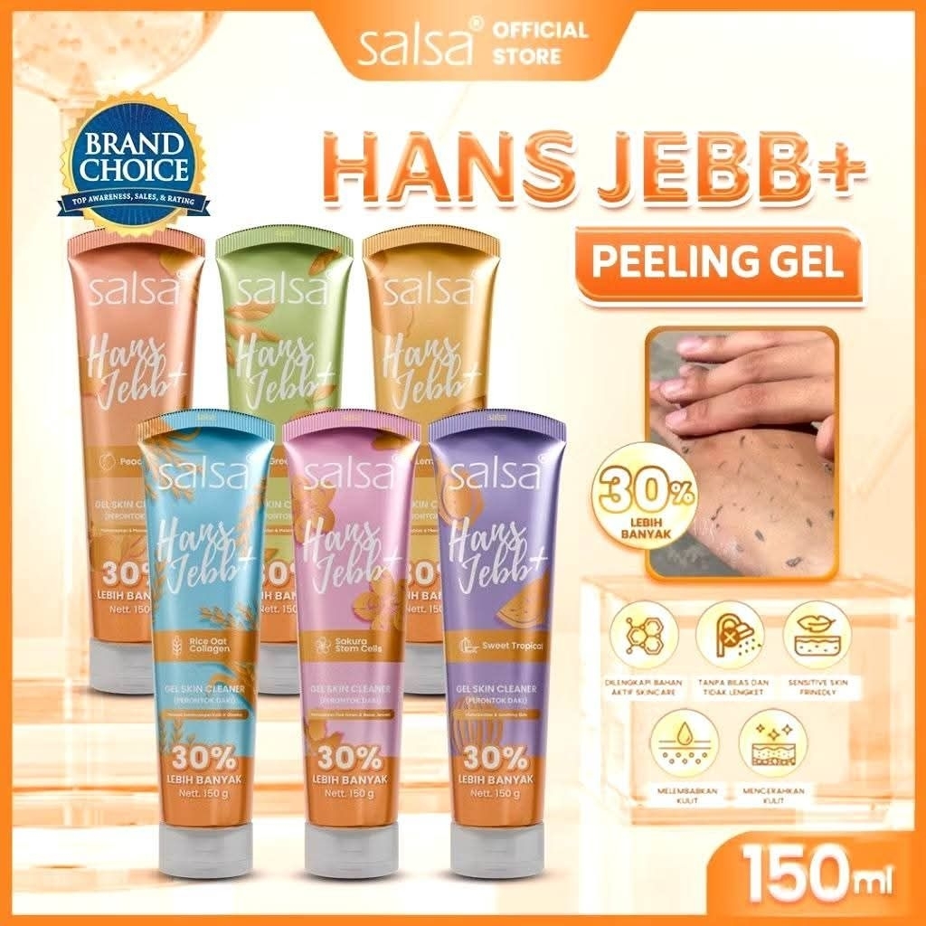 SALSA Hans Jebb+peeling gel perontok daki dan ketiak hitam salsa peeling gel