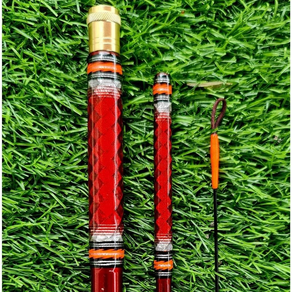 Joran tegek haizen Pitbull bahan super kaku cocok untuk galatama lele sudah custom lilitan