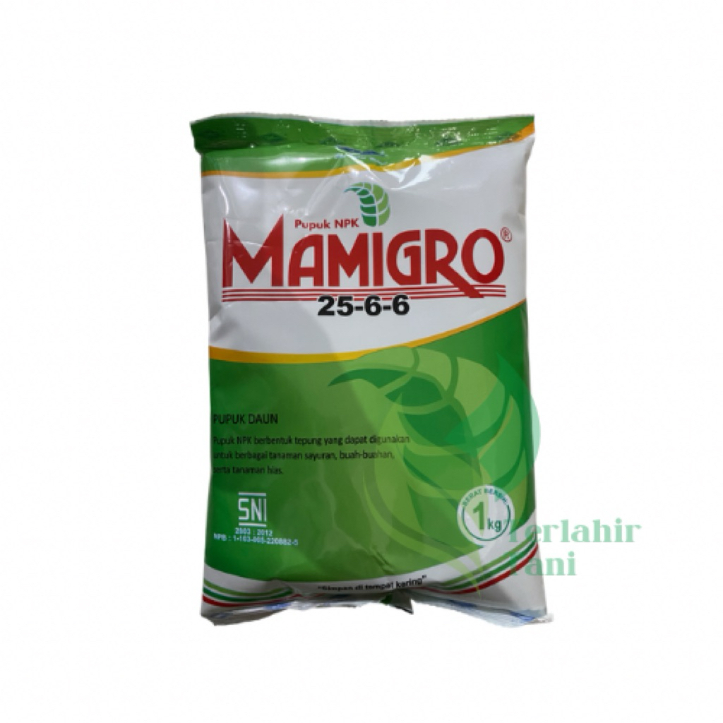 Mamigrow Daun 1kg NPK 25-6-6 Pupuk Daun