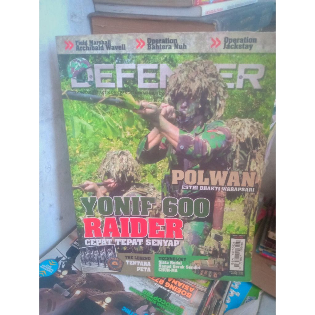 buku majalah December Yonif 600 Raider Tepat, cepet senyap