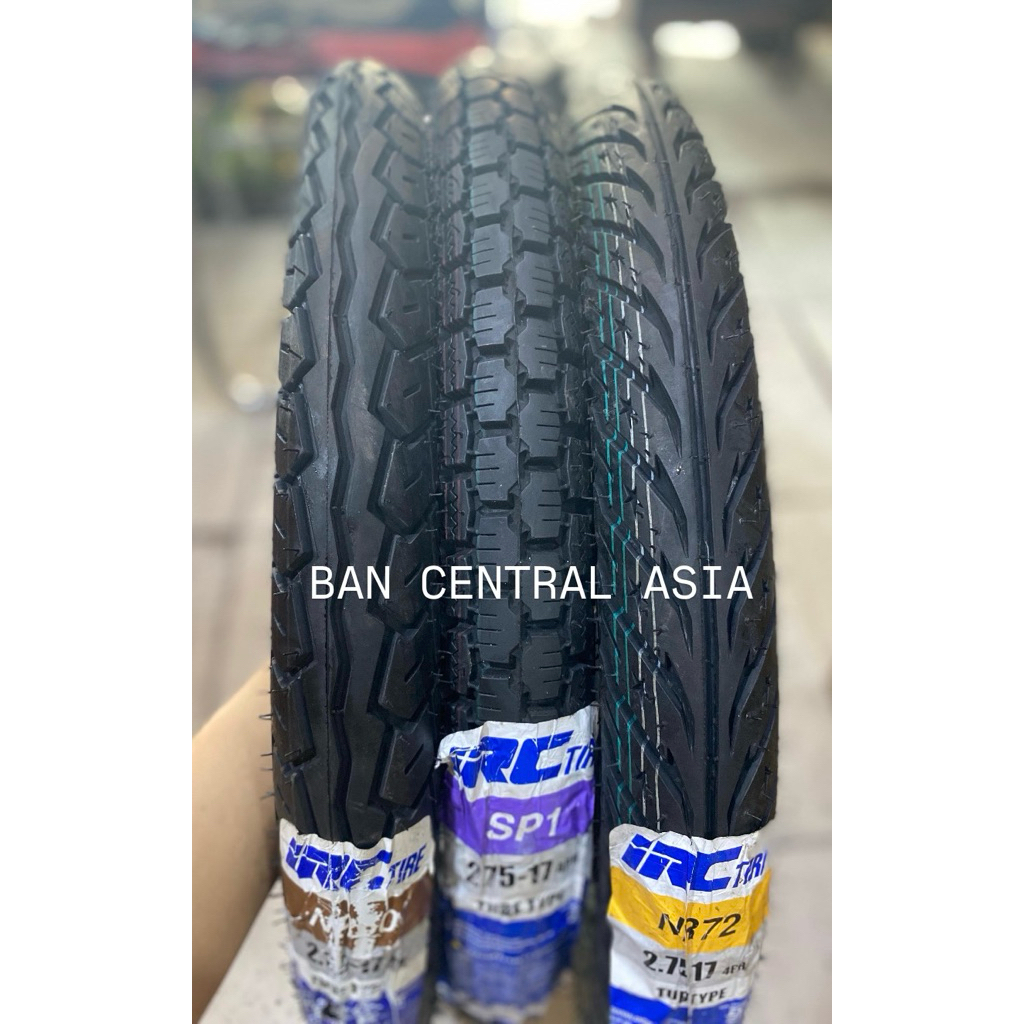 BAN LUAR IRC TUBETYPE RING 17 275 17 NR72 NR60 SP1 PETAK TAHU BINTANG BUNGA SUPRA