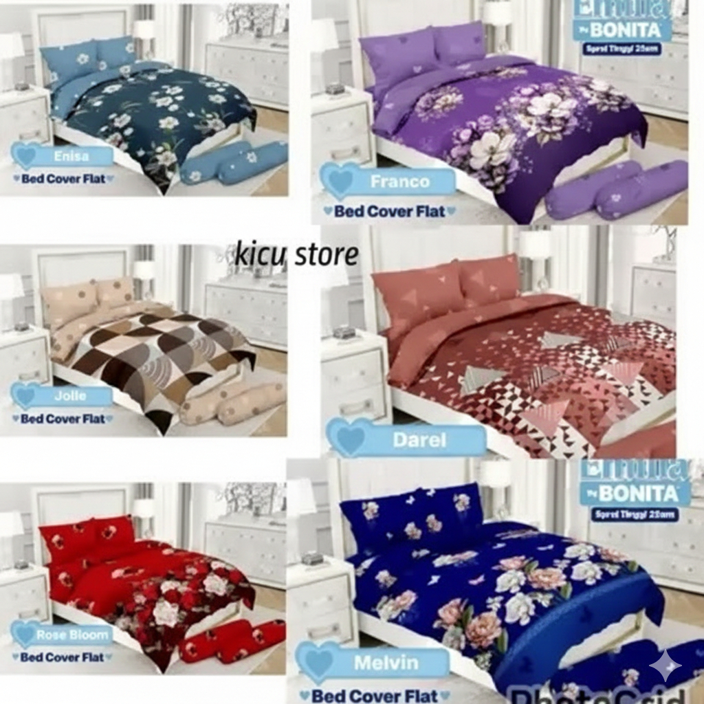 BED COVER BONITA KING EMILIA / BED COVER BONITA 180x200 EMILIA / BEDCOVER EMILIA