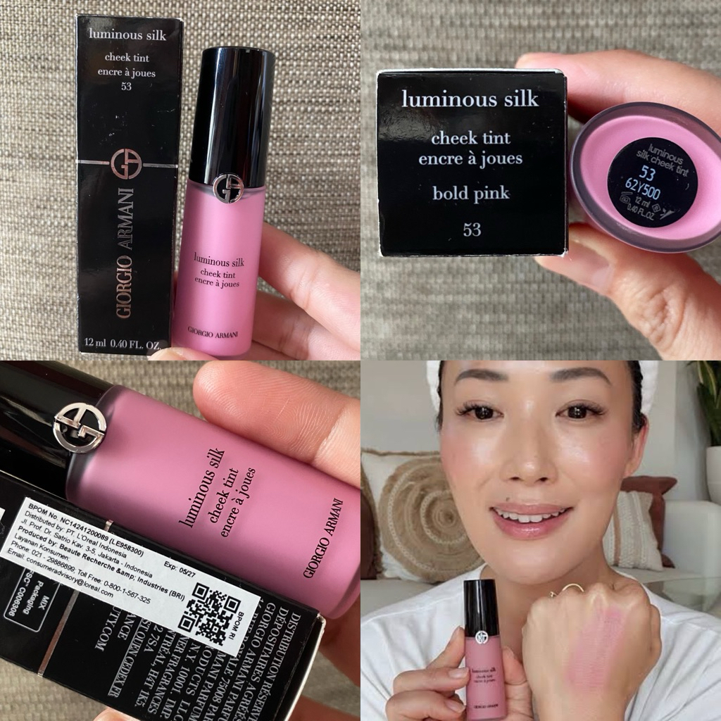 NEW. GA LUMINOUS SILK CHEEK TINT - 53 BOLD PINK