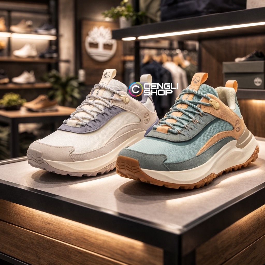 TIMBERLAND Stylish and Waterproof Sepatu Sneaker Kets Wanita Nyaman dan Tahan Air TW04
