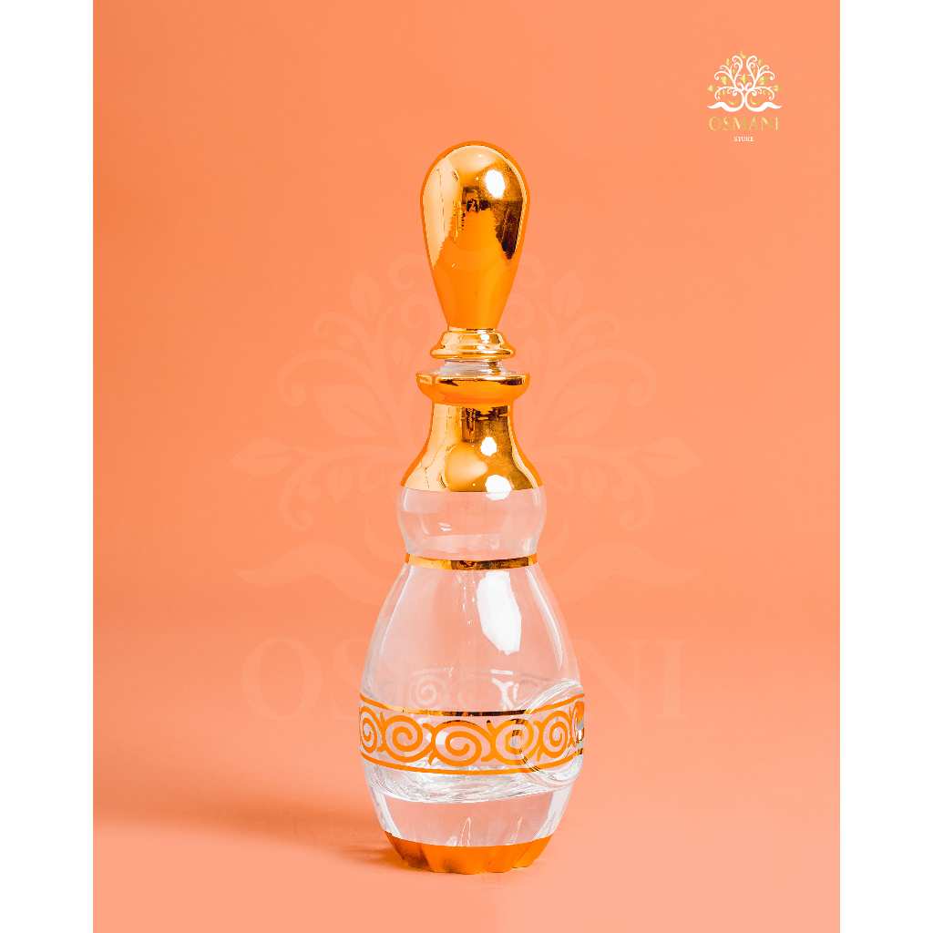 Botol Parfum Al Jarra 250ml - Wadah Kaca Model Guci Emas - Luxury Glass Bottle by Osmani