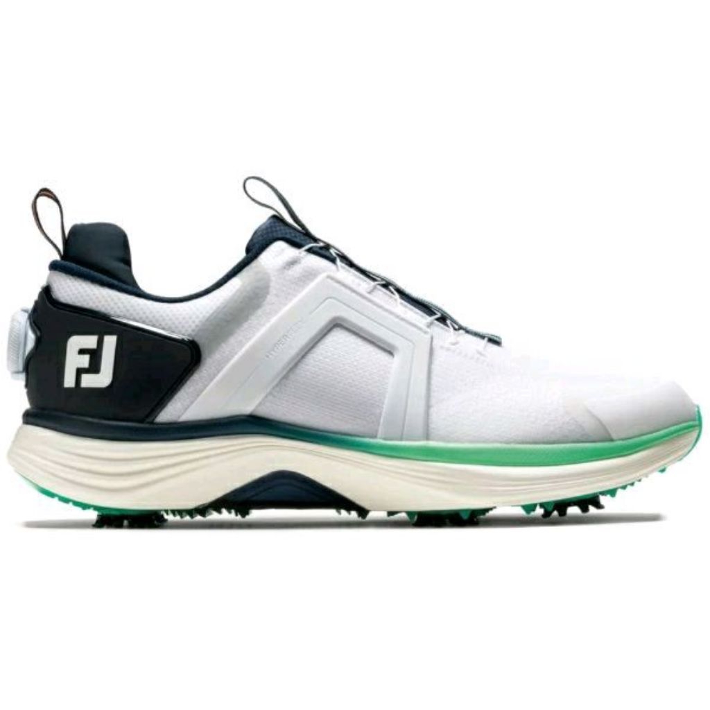 Sepatu Golf Footjoy Hyperflex BOA White Navy Green Original