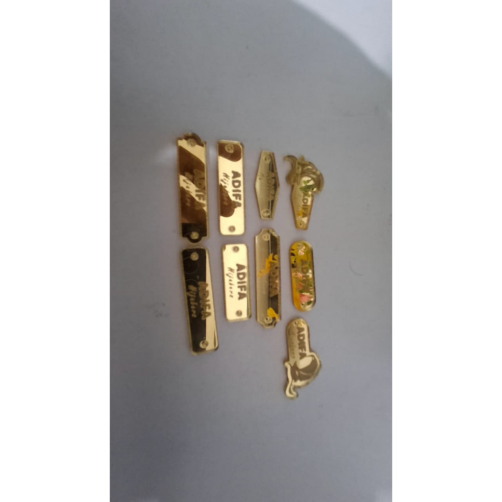 LABEL HIJAB AKRILIK | LABEL BAJU | MERK | LOGO | BRAND | LOGO JILBAB | KERUDUNG