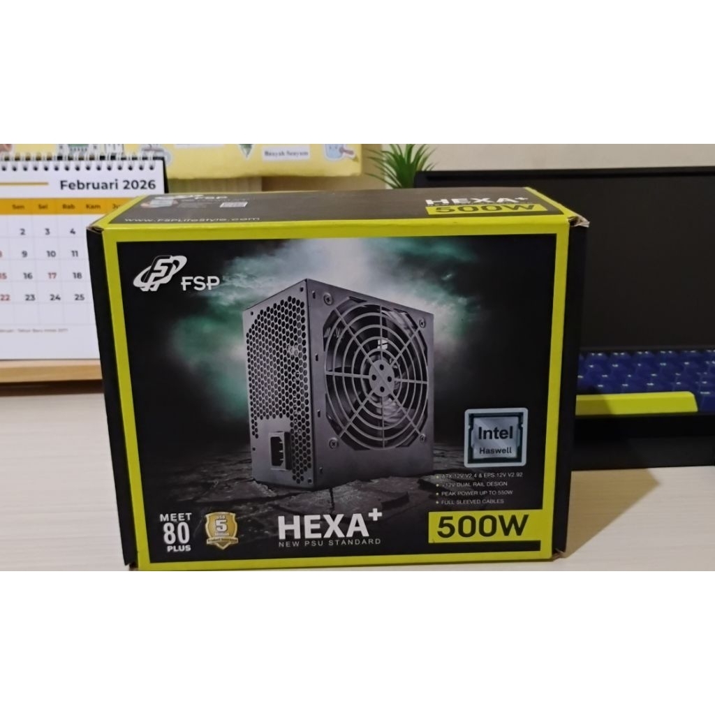 PSU FSP HEXA 500 W 80+ PURE POWER SUPPLY