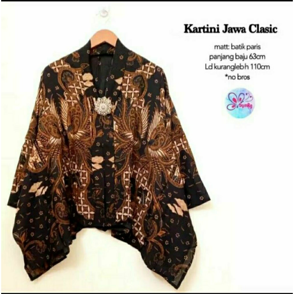 Blus Kartini Paris Batik Solo Blus Batik Wanita