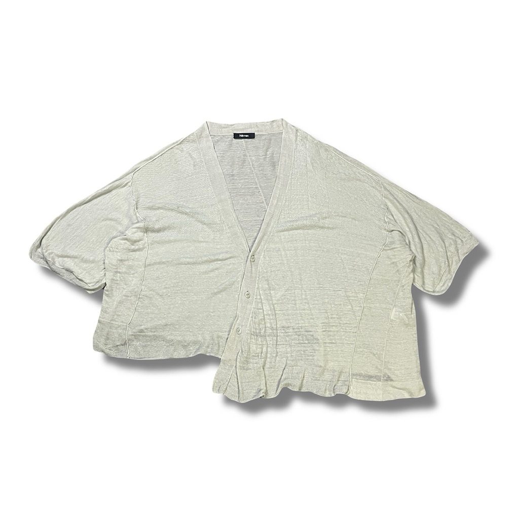 Ne-net Cropped Knitwear Cardigan