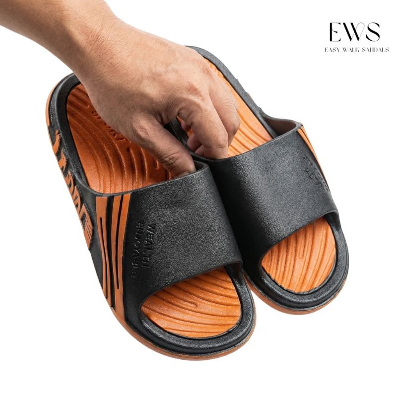 Sendal Selop Pria Wanita Unisex  – Sandal Santai Rumah & Luar Ruangan Bahan Karet Premium Empuk Anti