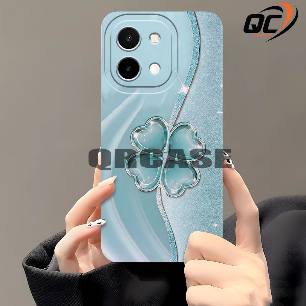 Softcase VIVO Y28 2024 TERBARU Motif Love Colour Full - Case Love - Case viral - Case Unik - Case Vi