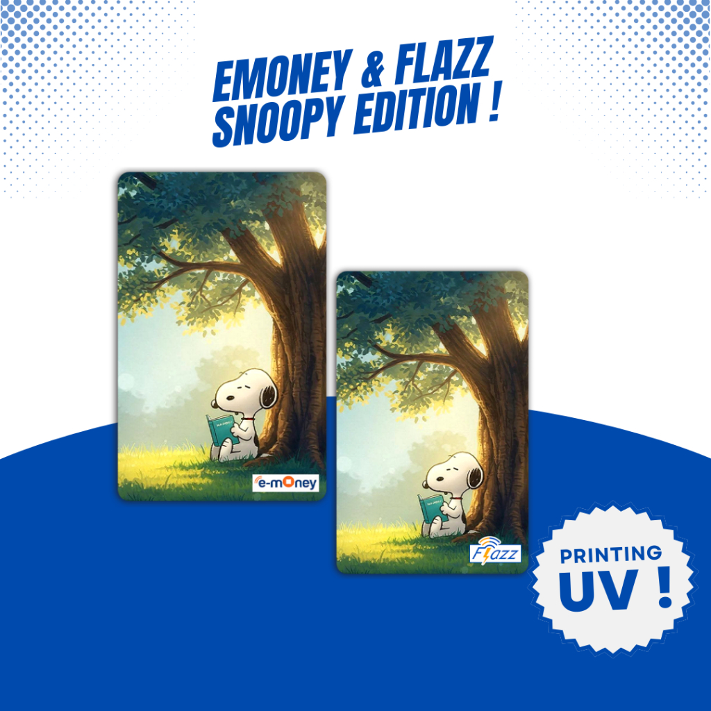 Emoney / Flazz Gen 2 Edisi Snoopy - Custom Kartu Etoll Mandiri BCA