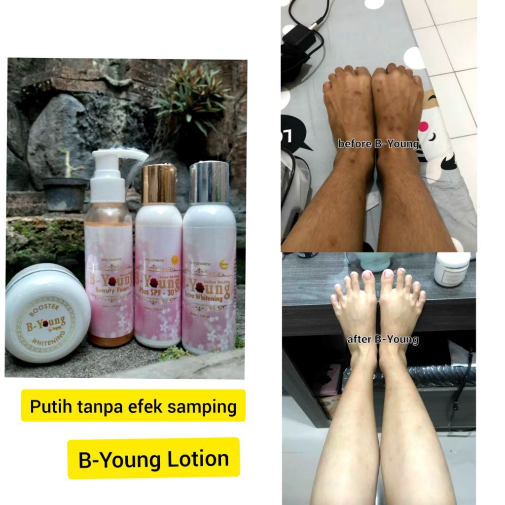 B-Young Booster serum pemutih badan ampuh cepat