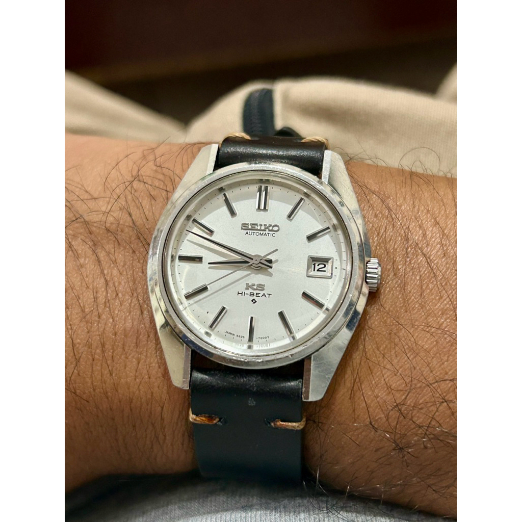 King Seiko Automatic Hi-Beat 5625-7000 Gold Coin Vintage Circa 1971