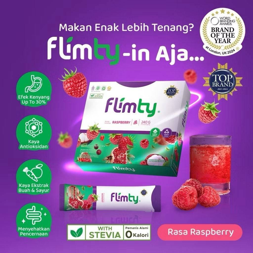 Flimty fiber original 1box 3 rasa