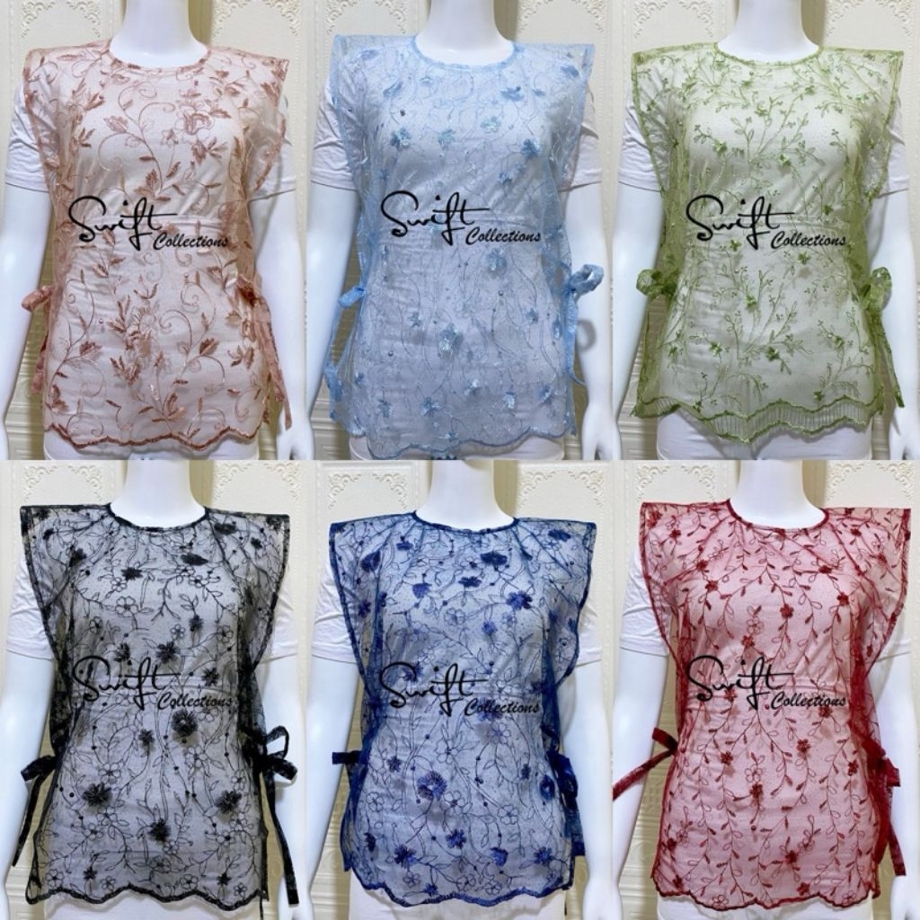 VEST TILLE TALI PREMIUM / VEST TULLE TALI/ LACE ROMPI Tille WANITA / OUTER ROMPI TERLARIS