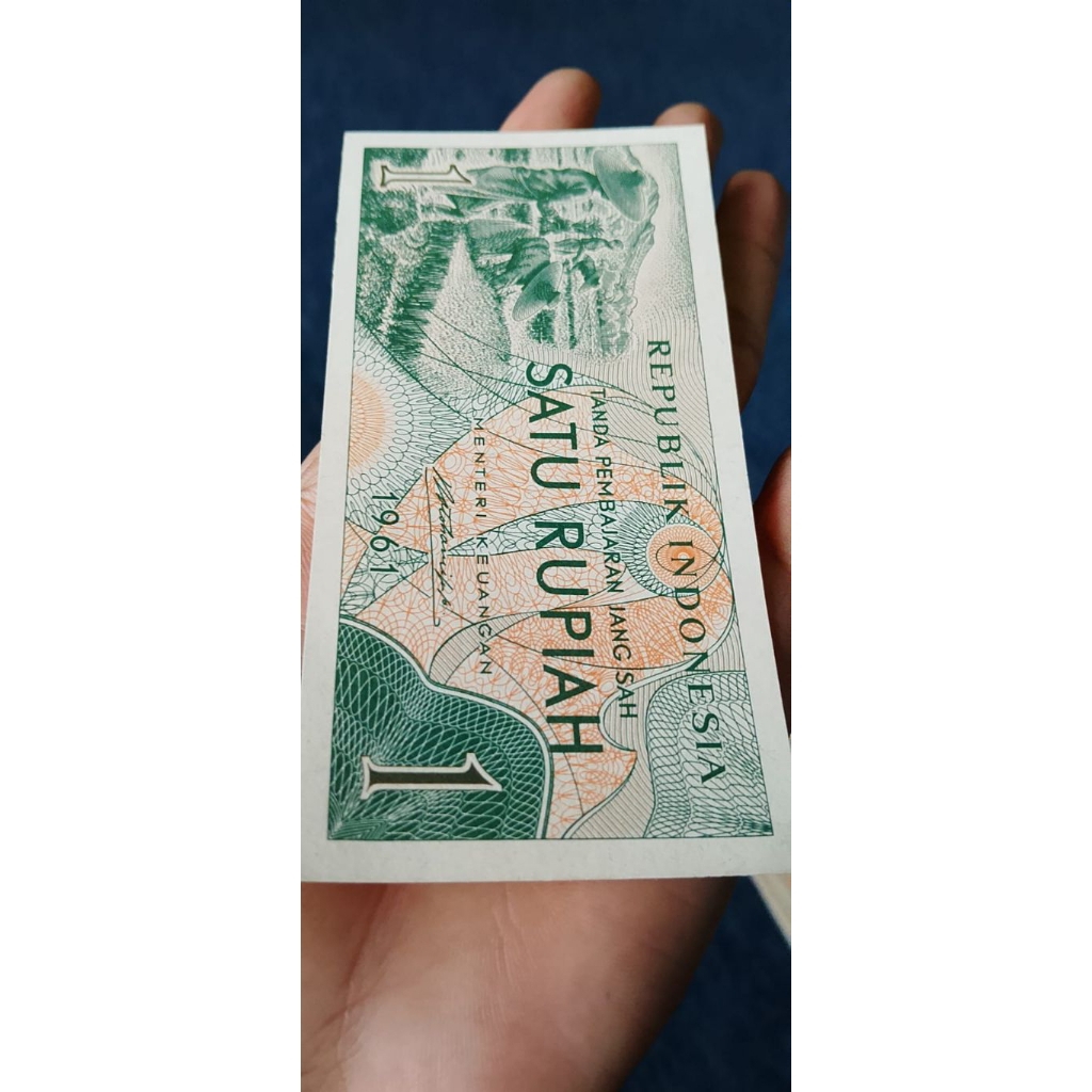 1 Rupiah Sandang Pangan 1961 Seri X