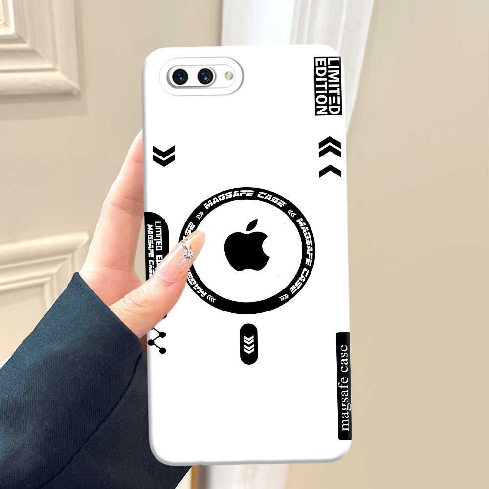 MURNI CASE OPPO A3S / REALME C1 PREMIUM MAGSAFE RING IPHONE FASHION CASE - Softcase Silikon Softcase