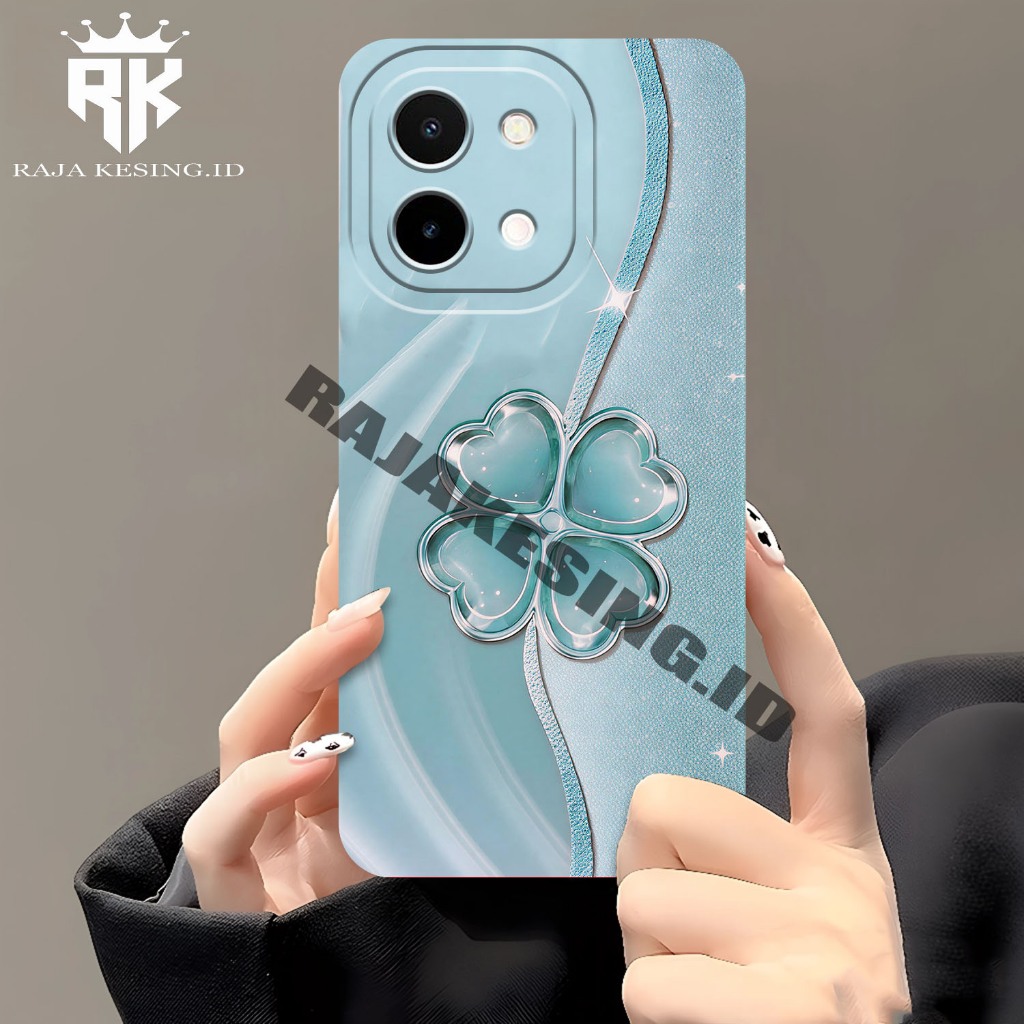 Softcase VIVO Y28 2024 TERBARU Motif Love Colour Full - Case Love - Case viral - Case Unik - Case Vi