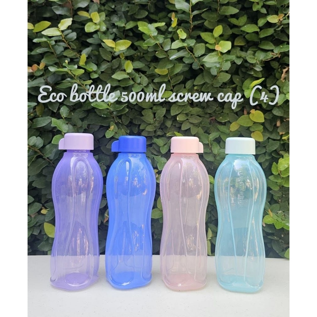 Tupperware ECO 500ml tutup ulir isi 4pcs botol minum