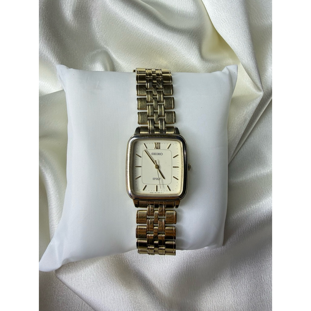 PRELOVED  JAM SEIKO TANK SPIRIT QUARTZ ALL ORIGINAL