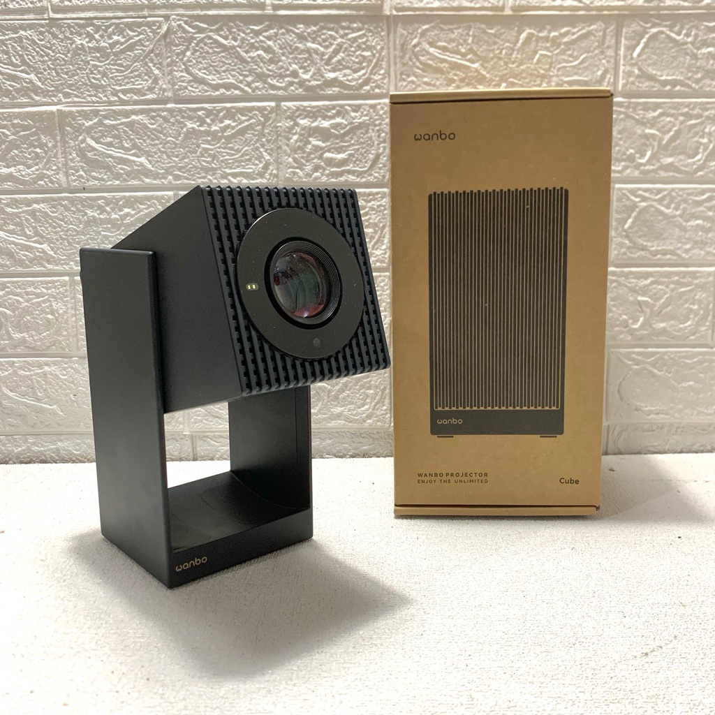 Smart Mini Android Projector Portable WANBO CUBE 2 PRO FULL HD 1080p Second Berkualitas Proyektor