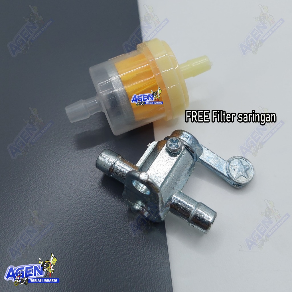 Kran Bensin Universal Motor + BONUS Filter Bensin