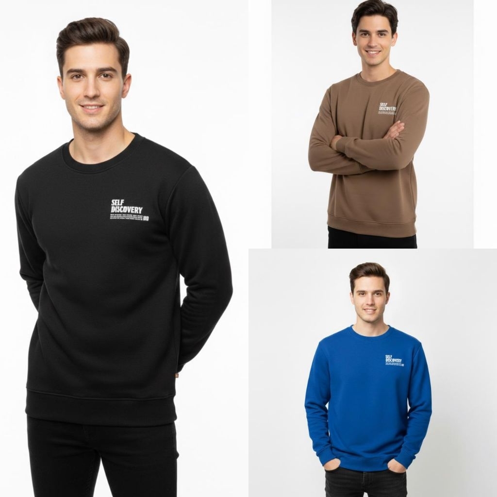 Emba Jeans Sweater Pria MS146 MS147 MS148