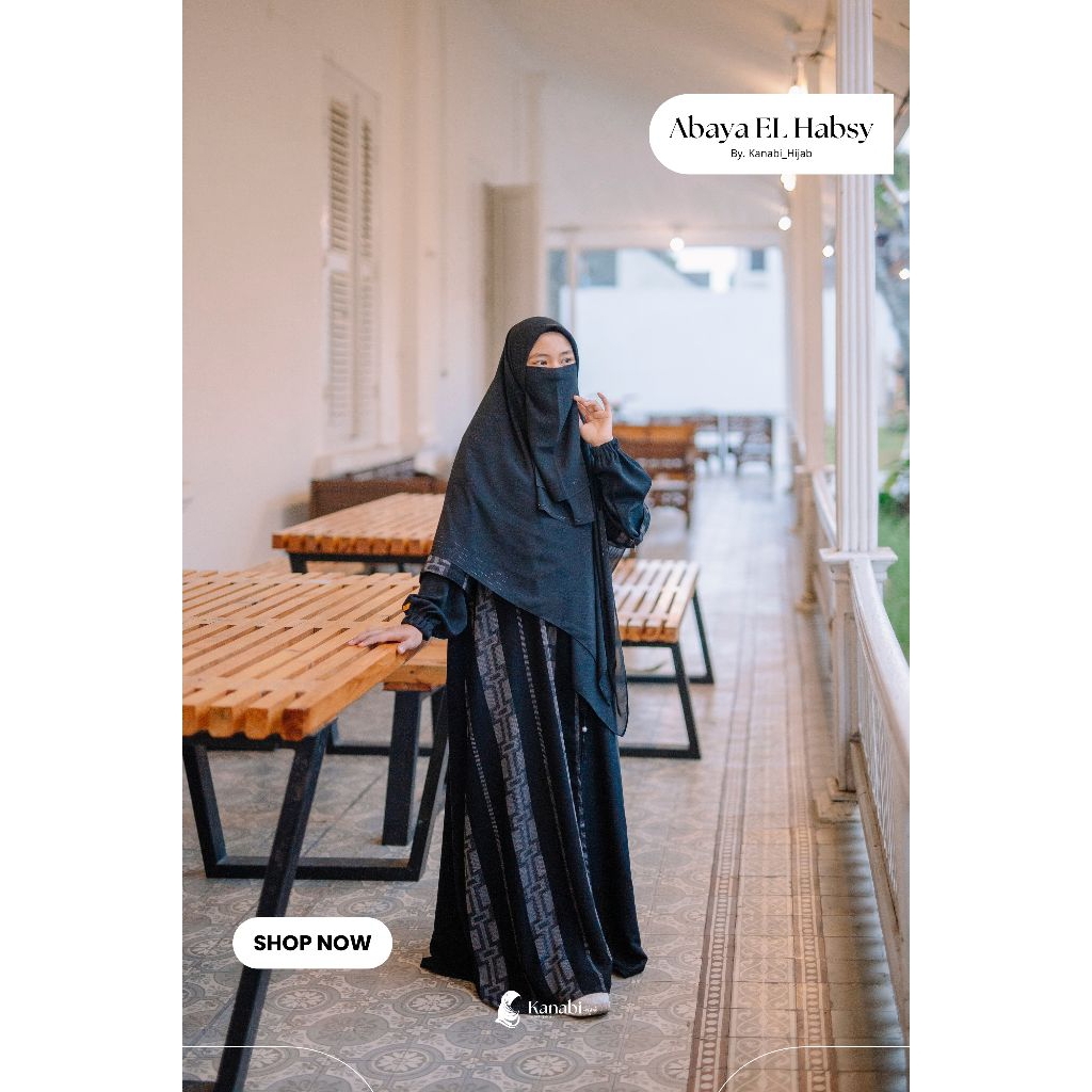 Abaya Gamis Drees panjang Abaya El Habsy by KanabHijab