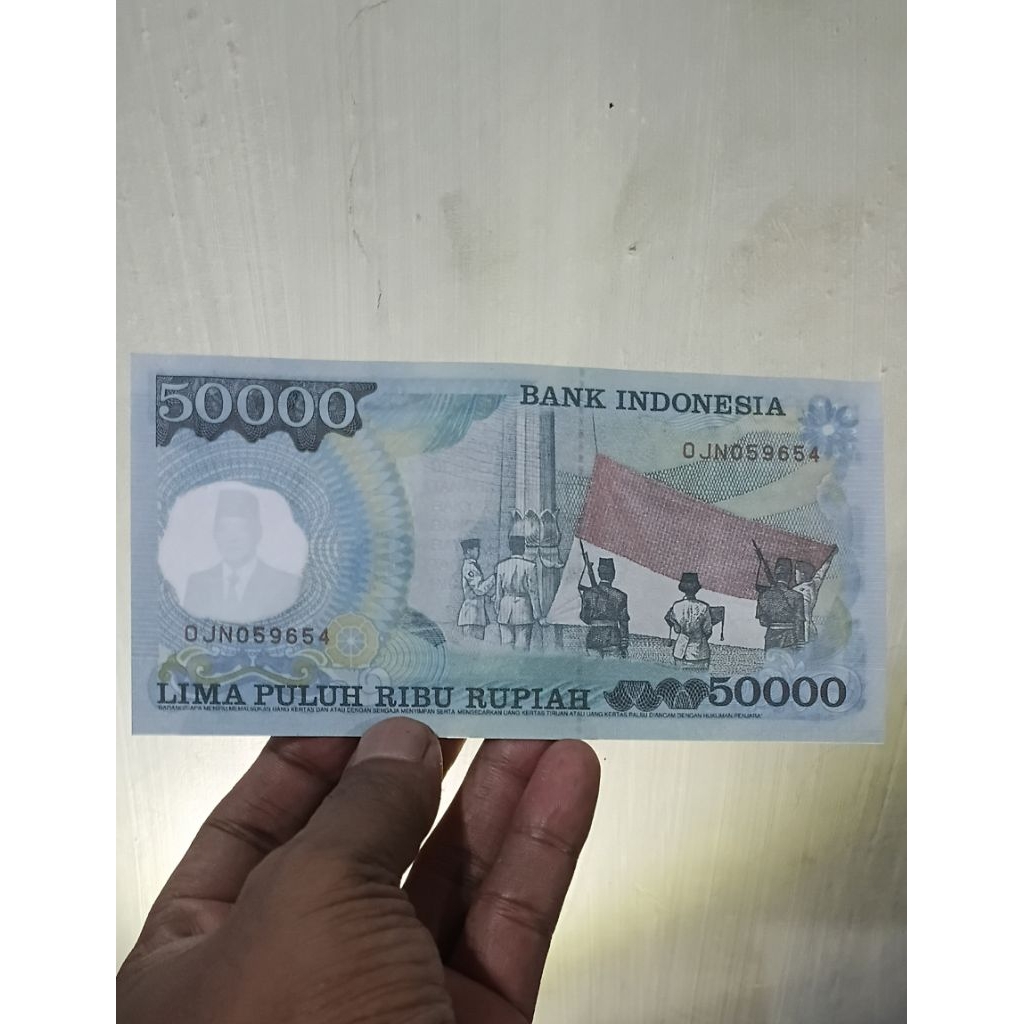 Uangsouvenir soeharto 50 ribu th 1991