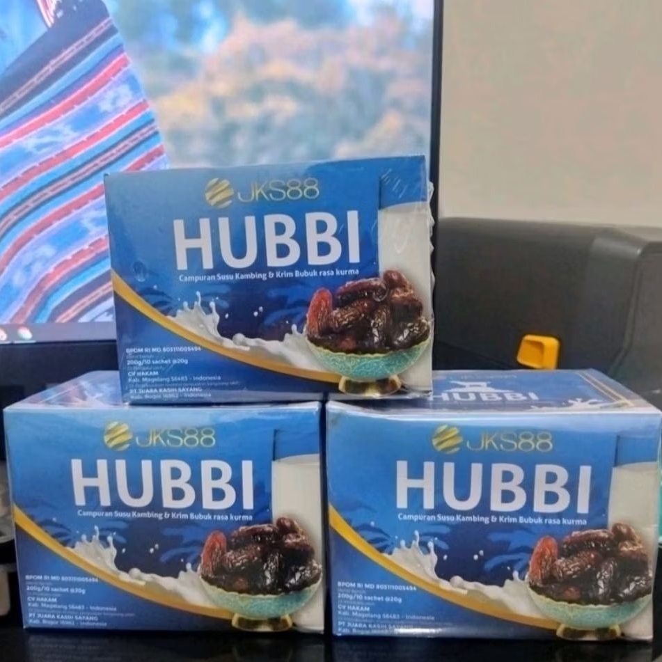 SUSU KAMBING BUBUK HUBBI JKS88 ORIGINAL 100% BPOM