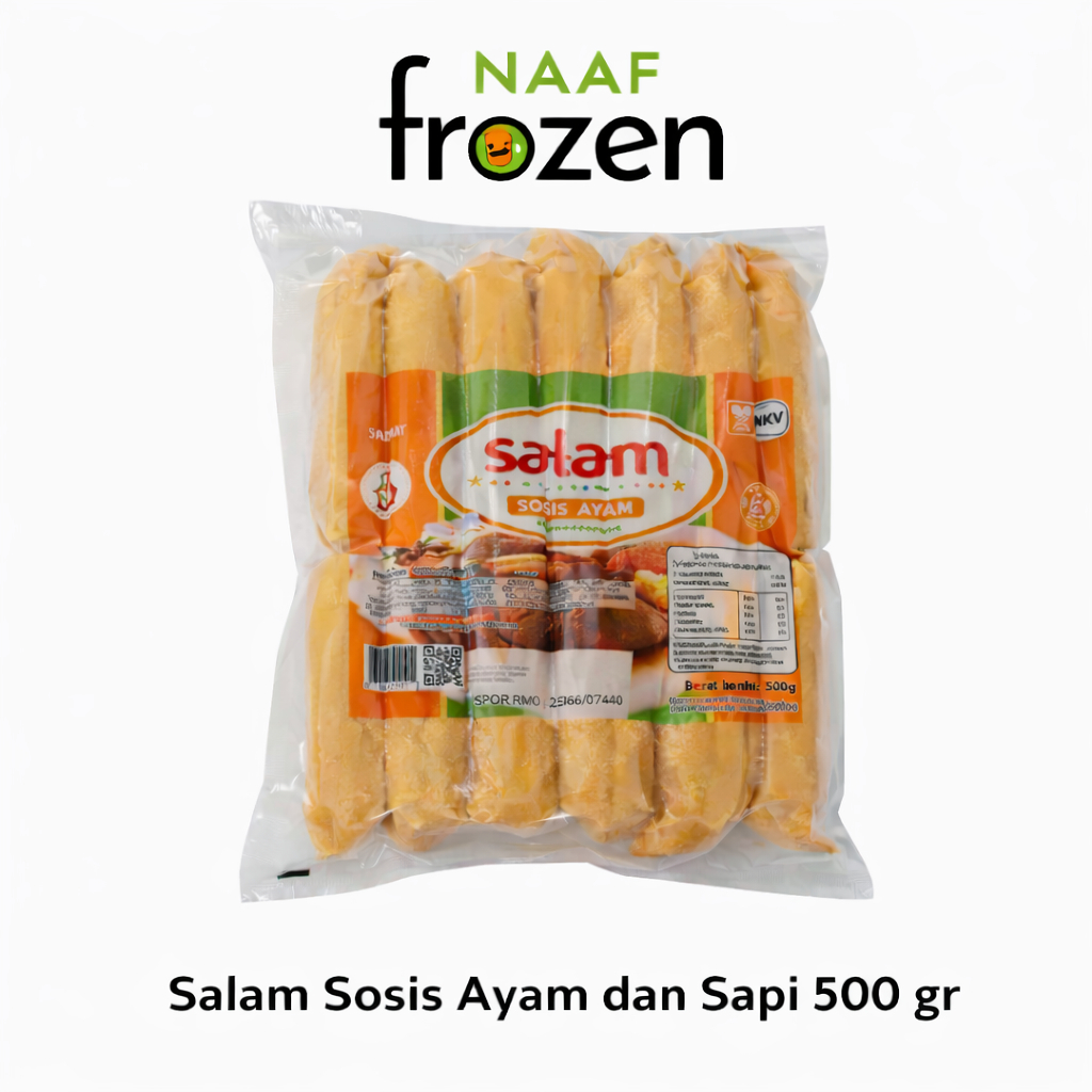 Salam Sosis Bakar Ayam Dan Sapi 500 gr isi 12
