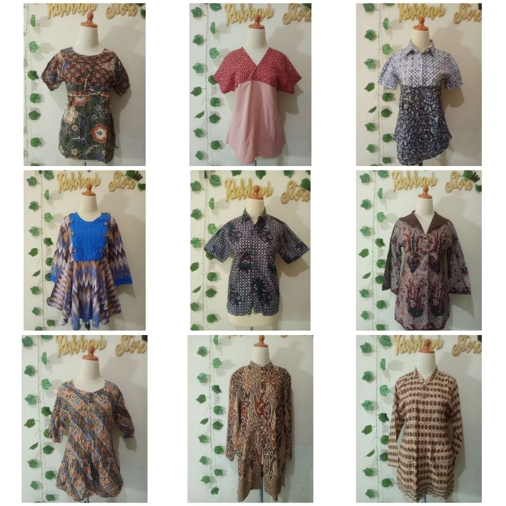BAJU BATIK WANITA/BATIK KERJA/BATIK KANTOR/BATIK KONDANGAN