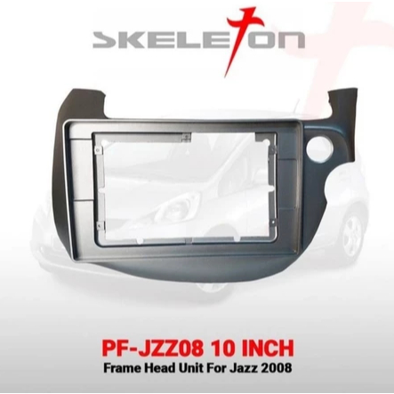 SKELETON Frame Head Unit 10 Inch Honda Jazz 08-12 Plug and Play High Quality Frame head unit tv mobi