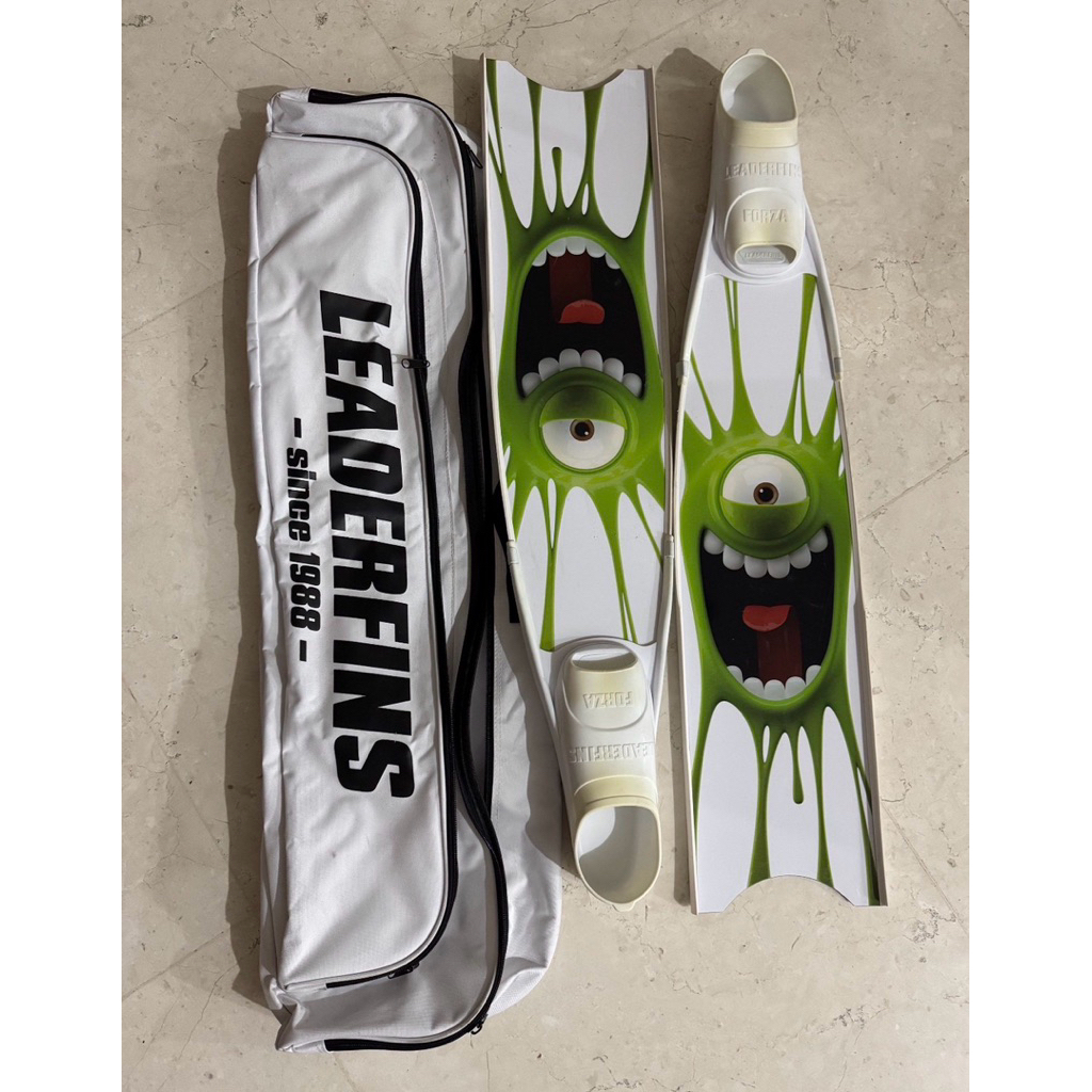 Long Fins Full Foot Leaderfins Fiber Epoxy Blade Emotions Limited - Second