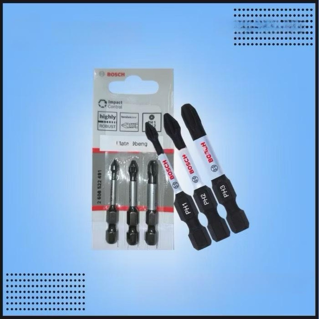 Bosch Screwdriver Bit Impact Set Mata Obeng