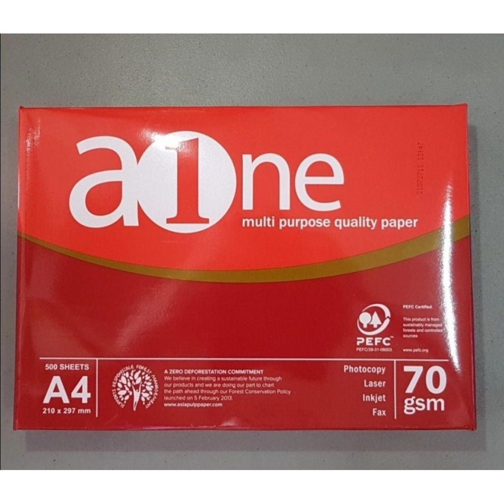 Kertas A4 aone 1 rim (500 lembar)