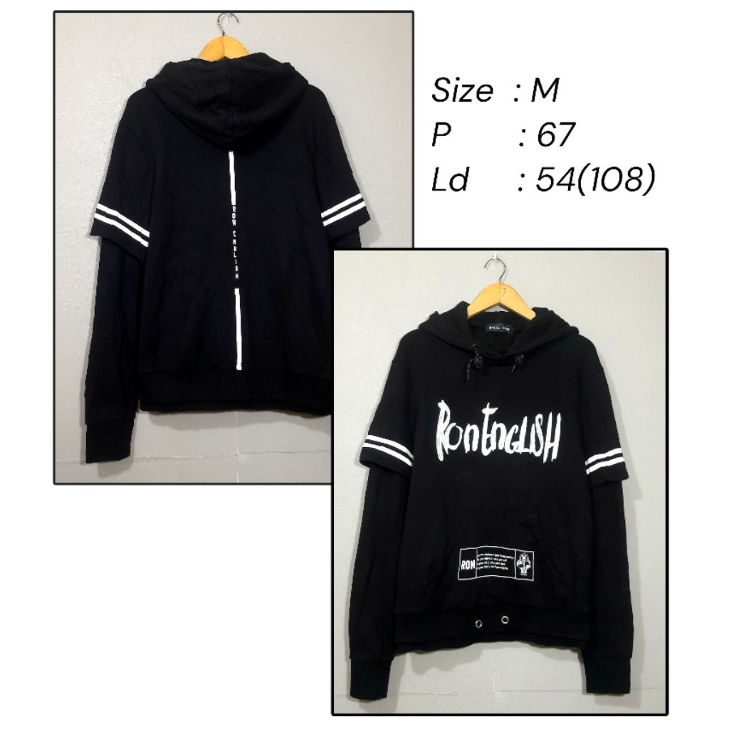 hoodie GXG JEANS x RON ENGLISH