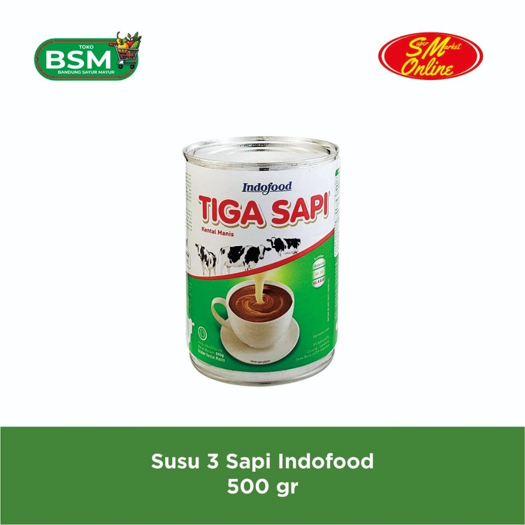 Susu 3 Sapi Indofood 500 gr