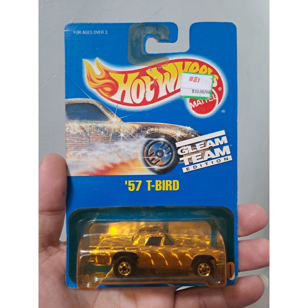 Hot Wheels Gleam Team T-Bird RARE ITEM + protector