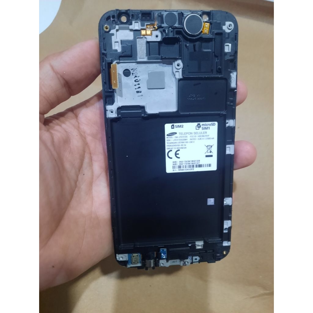 Lcd samsung J7 core ori copotan