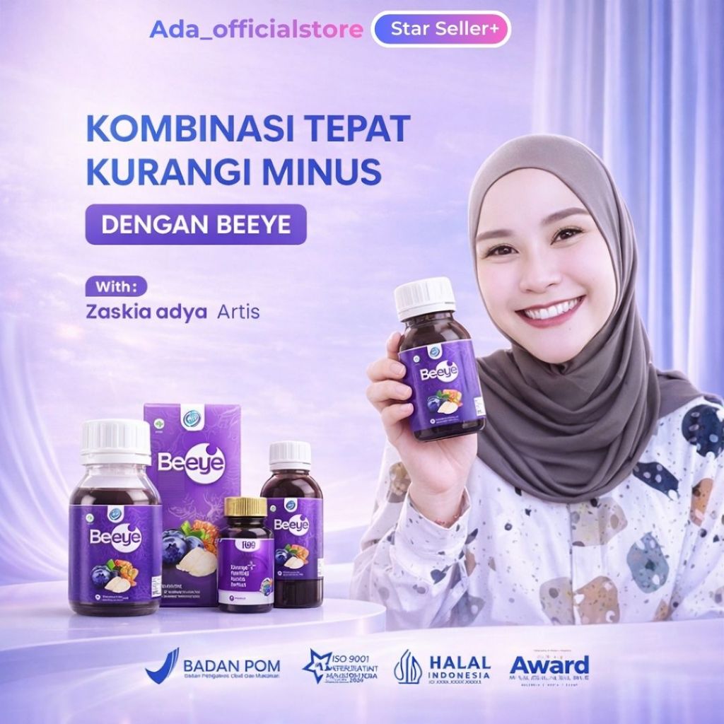 Obat Mata Madu BE EYE Mata Minus plus silinder rabun original Beeye 250 ml madu beeye asli madu beey