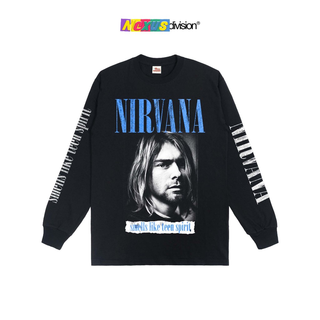 Nirvana - Nirvana Kurt D Cobain Long Sleeve Black - Long Sleeve Band