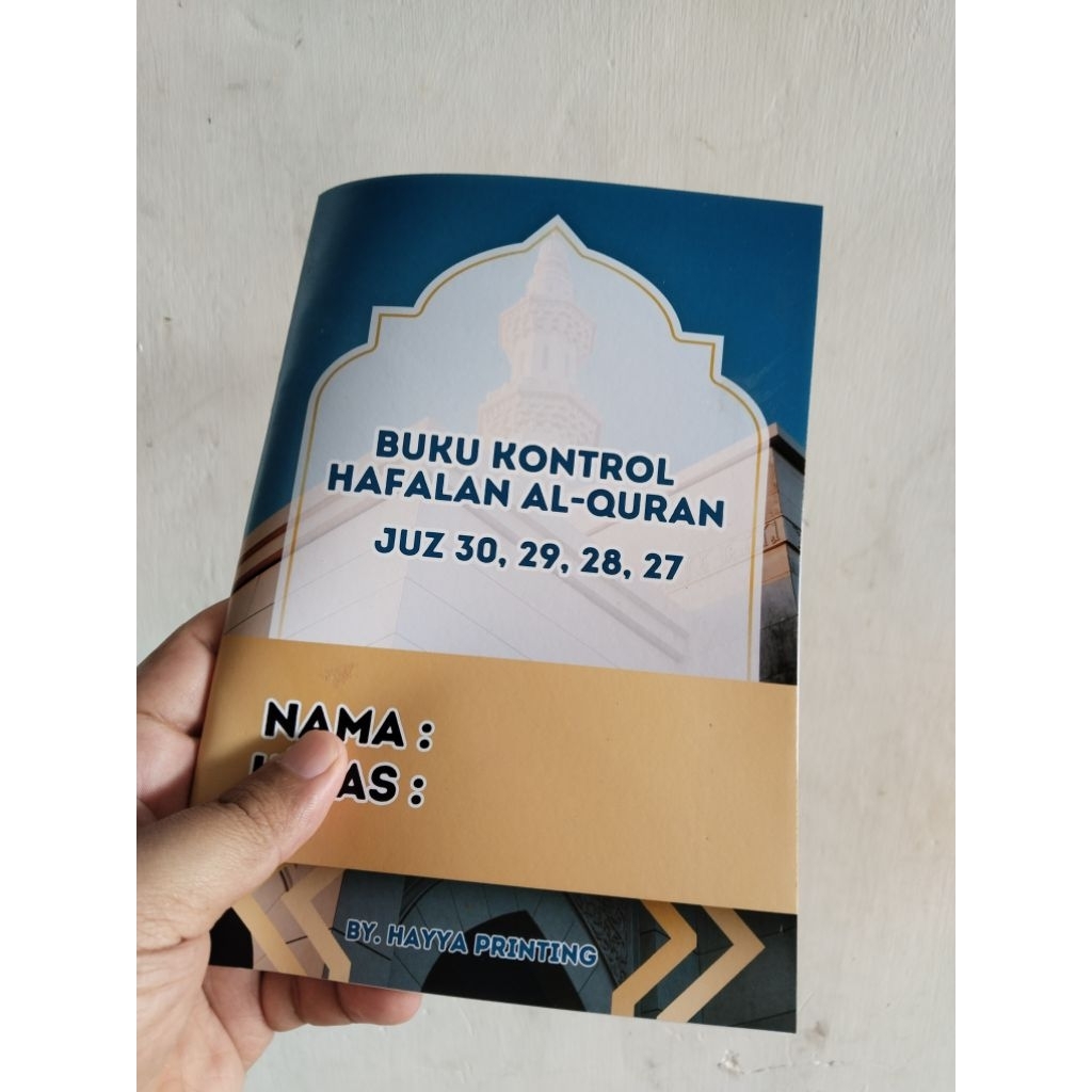 Buku Kontrol Hafalan Al Quran Mutabaah Tahfidz Juz 30 29 28 27 - Edisi Lengkap