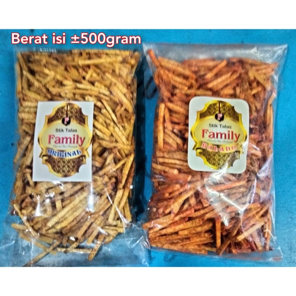 Stik Talas Family / Stik Talas Pontianak / Oleh oleh Khas Pontianak / Stick Keladi / Keripik Talas /