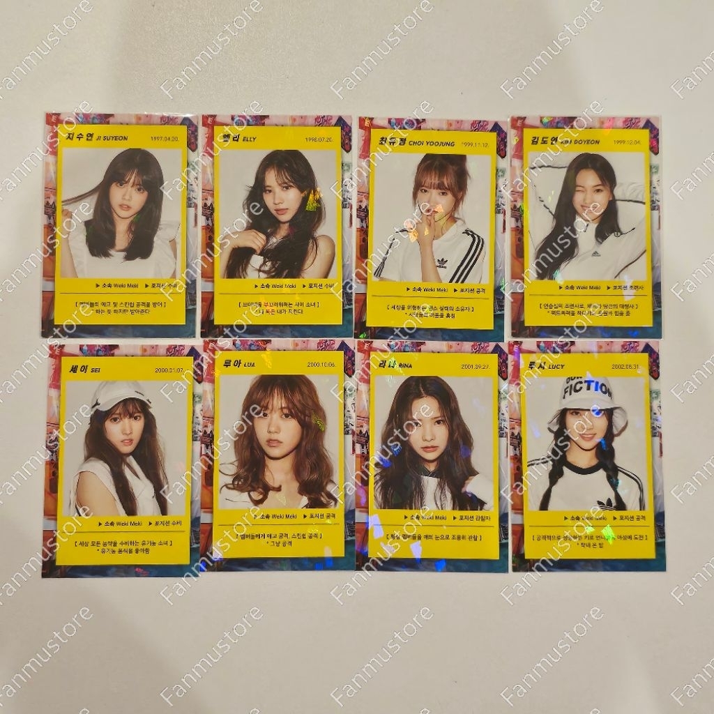 WekiMeki 1st Mini Album ID Photocard