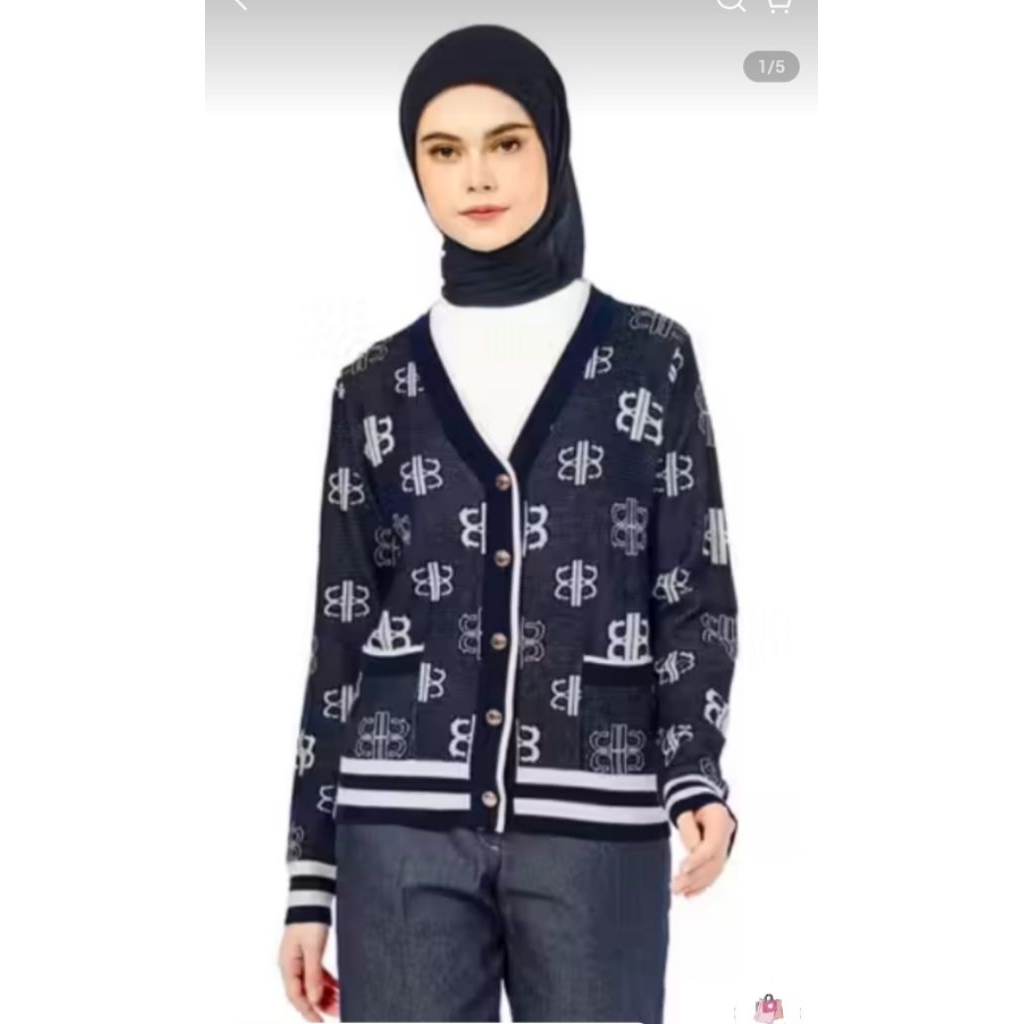 cardygan nada puspita monogram