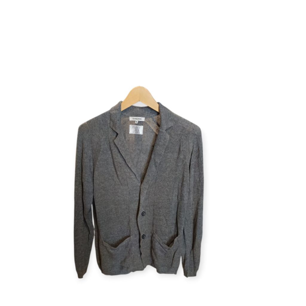Global Work Grey Knit Cardigan