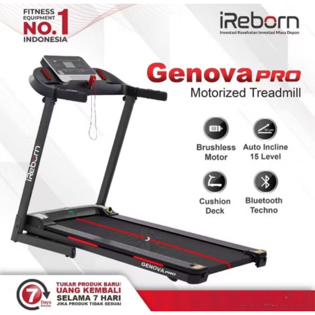 Treadmill Elektrik Ireborn Genova Pro